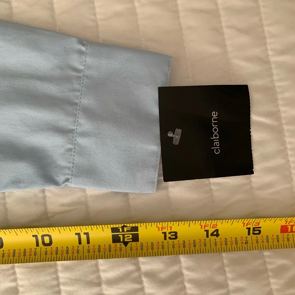 NWT Claiborne Suit Set Boys Size 6R Blue Gray 4 PC Vest Shirt Pants Clip On Tie